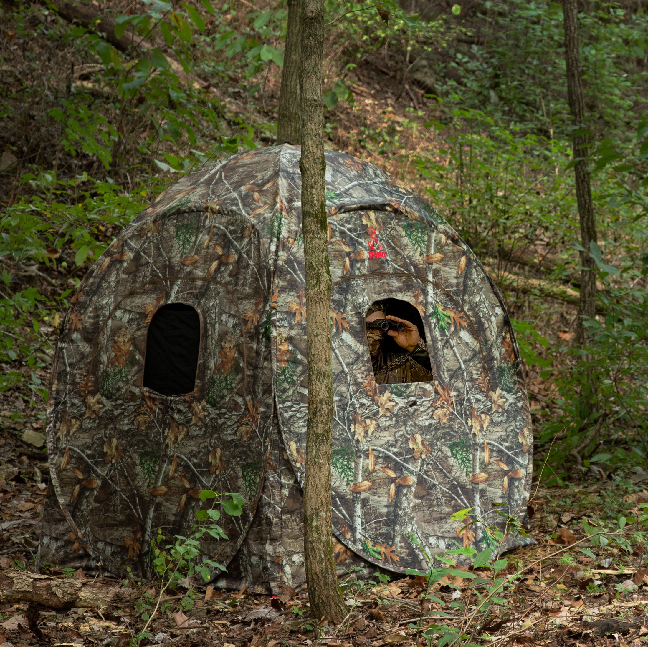 Thunderdome Spring Steel Ground Blind Primal Outdoors